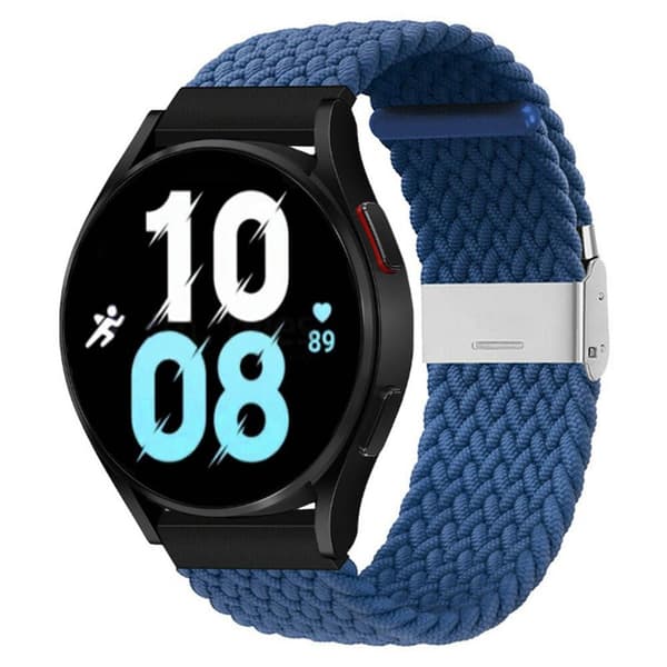Flettet Elastisk urrem til Samsung Galaxy Watch 5 (44mm) - BlÃ¥
