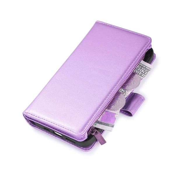 DoubleFlip Zipper 9-kort til Doro 8050 - Lyslilla