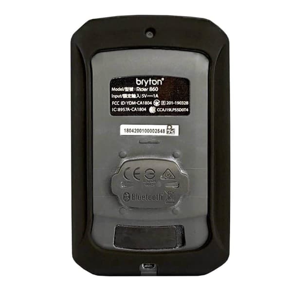 Silikone cover til Bryton Rider 860 E - Sort