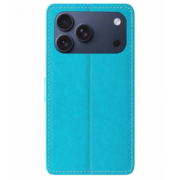 Wallet cover 3-kort til Apple iPhone 18 Pro Max - Lyseblå
