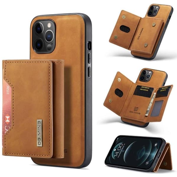DG-Ming M2 kuori Apple iPhone 12 Pro Max - Ruskea