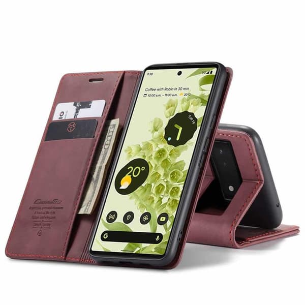 CaseMe mobildeksel 013 til Google Pixel 6 - Burgunder