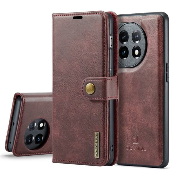 Wallet DG-Ming 2i1 til OnePlus 11 - Rød