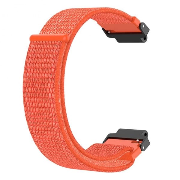 Nylon Kellon ranneke Garmin Forerunner 735XT -Orange