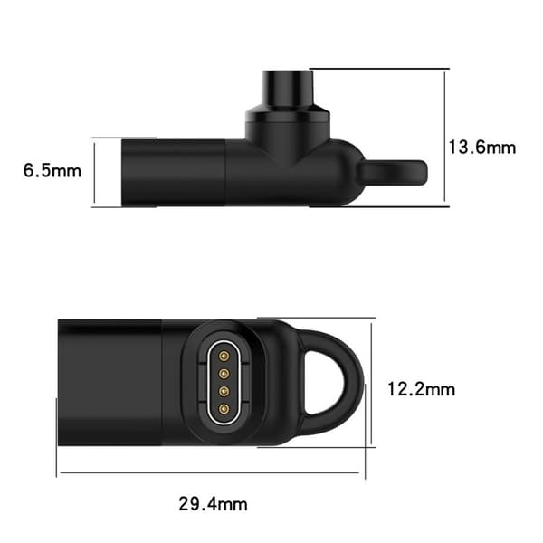 90 graders USB-C Adapter til Garmin Forerunner 45S