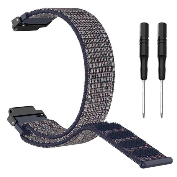Nylon Kellon ranneke Garmin Forerunner 735XT - Midnightblue