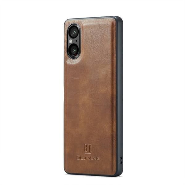 Wallet DG-Ming 2i1 til Sony Xperia 5 V - Brun