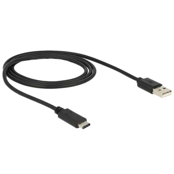 Kabel 90cm USB-C hann til USB-A hann