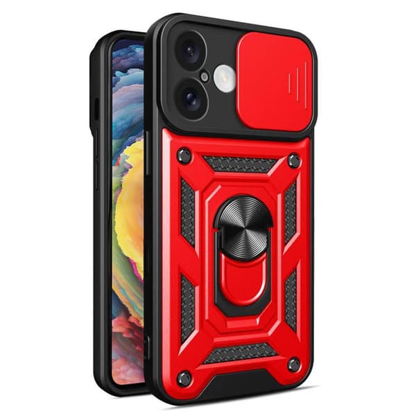 Jazz 3i1 cover til Apple iPhone 16 Plus - RÃ¸d