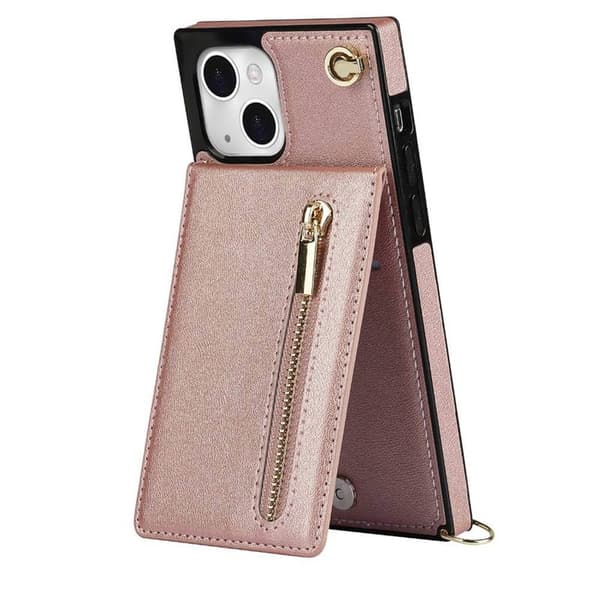 Zipper halskÃ¦de cover til Apple iPhone 15 Plus - Rose
