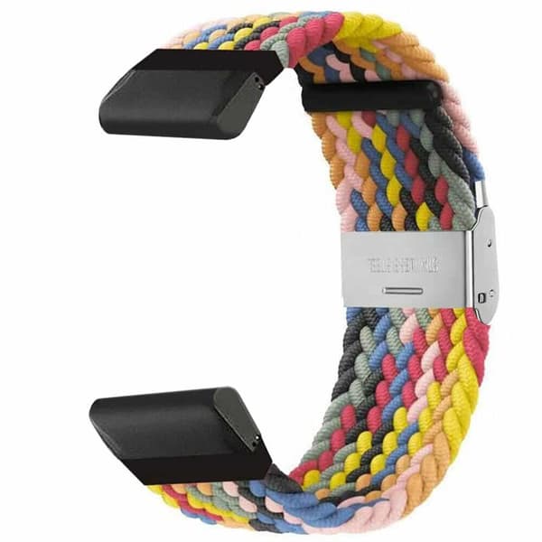 Punottu kellon ranneke Garmin Forerunner 965 - Rainbow