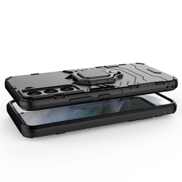Hybrid Ring Case til Samsung Galaxy S23 - Sort