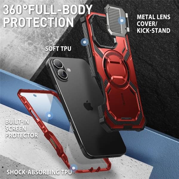 i-Blason Armorbox deksel til Apple iPhone 16 Plus - Ruddy