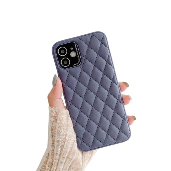 Rhombus cover til Apple iPhone 12 - Lilla