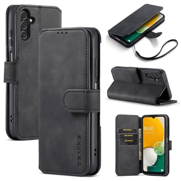 DG-Ming Wallet cover 3-kort til Samsung Galaxy A13 5G - Sort