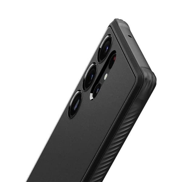 Spigen Rugged Armor cover til Samsung Galaxy S23 Ultra - Sort