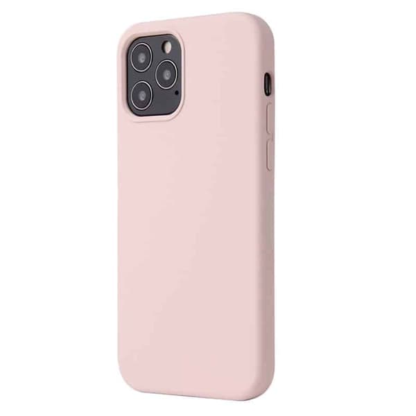 Liquid silikon deksel til Apple iPhone 12 Pro - Pink Sand