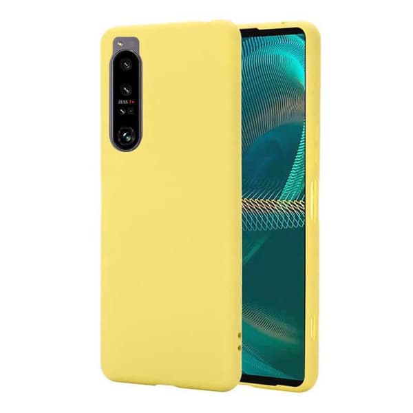 Liquid silikondeksel til Sony Xperia 1 IV - Gul