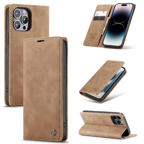 CaseMe mobildeksel 013 til Apple iPhone 14 Pro - Brun