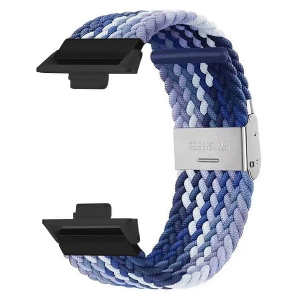 Flettet elastisk urrem til Huawei Watch Fit 5 Pro - Gradient blu