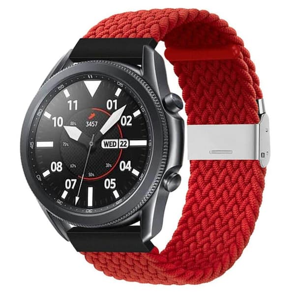 Flettet Elastisk urrem til Samsung Galaxy Watch 3 (41mm) - MÃ¸rk