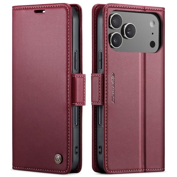 CaseMe mobildeksel 023 til Apple iPhone 17 Pro Max - Burgunder