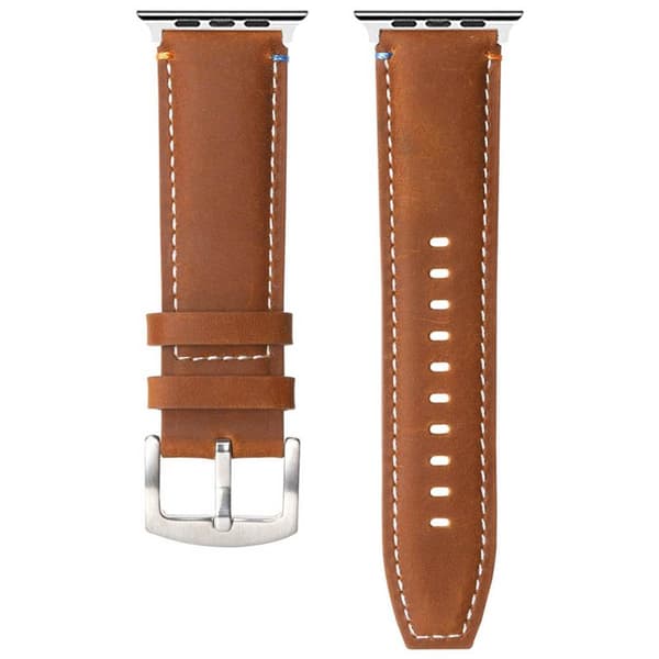 LÃ¦derurrem til Apple Watch 8 (41mm) - Cognac Ember