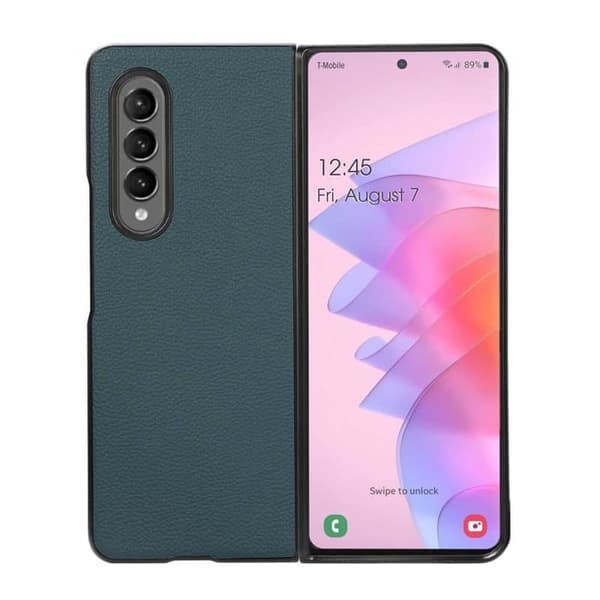 Læder cover til Samsung Galaxy Z Fold 4 - Grøn