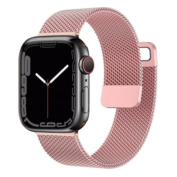 Split milanese urrem til Apple Watch 7 (45mm) - LyserÃ¸d
