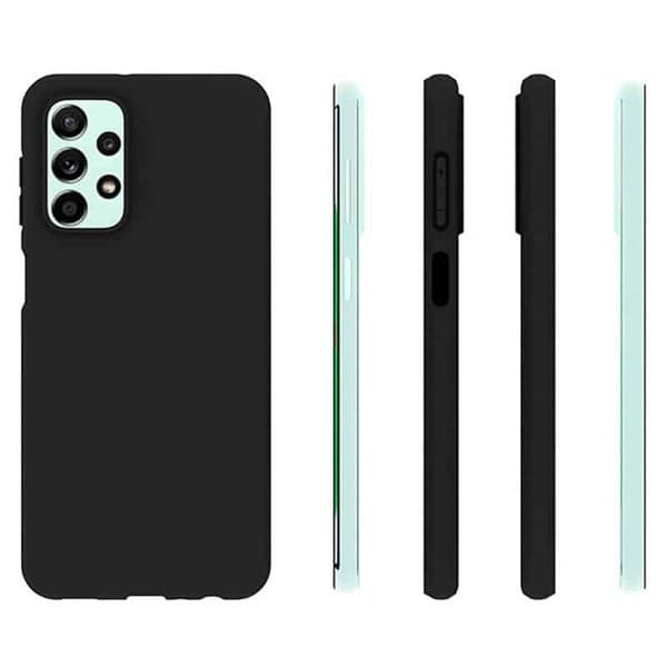 Silikone cover til Samsung Galaxy A23 5G - Sort