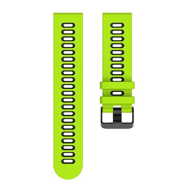 Twin Urrem til Garmin Forerunner 245M - Lime/sort