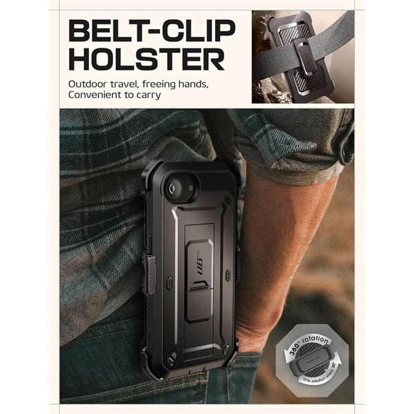 SUPCASE UB Pro cover til Apple iPhone 16e - Sort