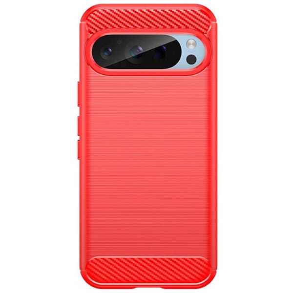 BÃ¸rstet silikondeksel til Google Pixel 9 - Coral