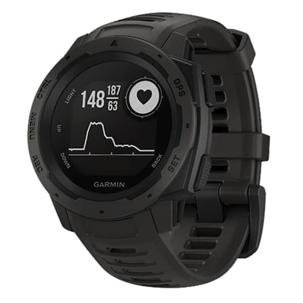 Sport Kellon ranneke Garmin Instinct - musta