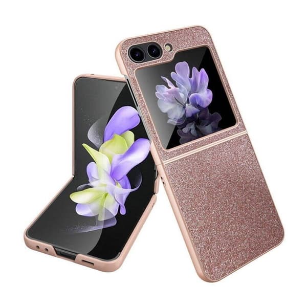 Glitter Case til Samsung Galaxy Z Flip 5 - Rose