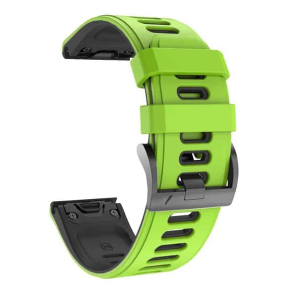 Twin sport urrem til Garmin Forerunner 945 - Lime/sort
