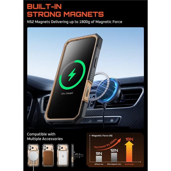 SUPCASE UB Grip Pro cover til Apple iPhone 17 Pro - Desert