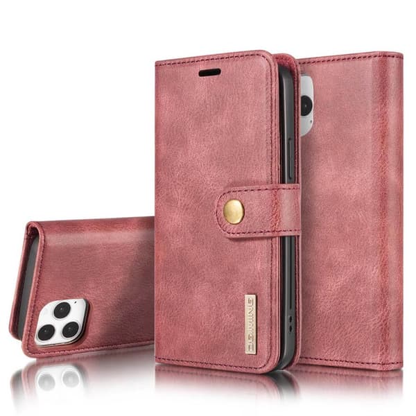Wallet DG-Ming 2i1 til Apple iPhone 13 Pro Max - Rød