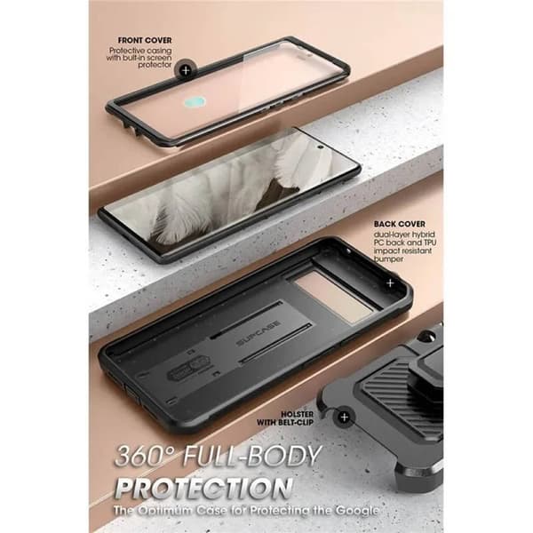 SUPCASE UB Pro skal till Google Pixel 8 Pro - Svart