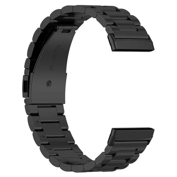 Urrem Rustfrit stÃ¥l til Fitbit Sense - Sort