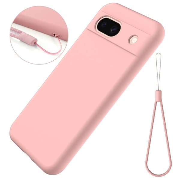 Liquid silikondeksel til Google Pixel 8a - Peach