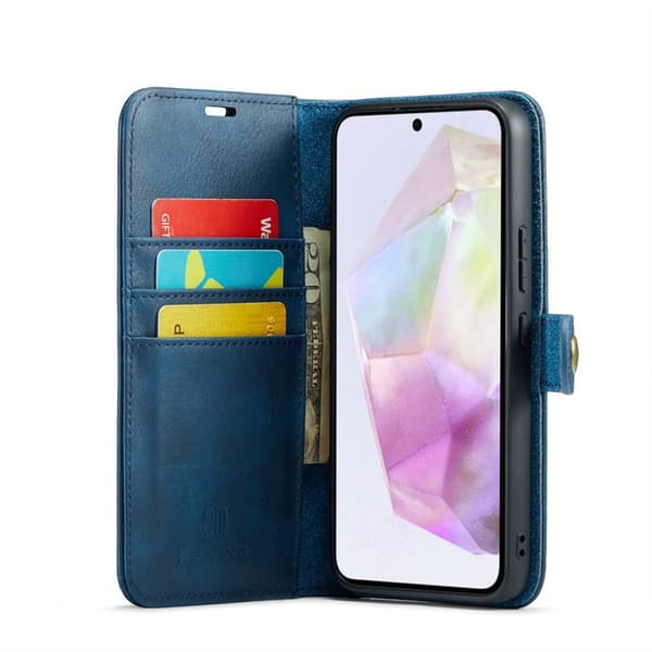 Wallet DG-Ming 2i1 til Samsung Galaxy A55 - Blå