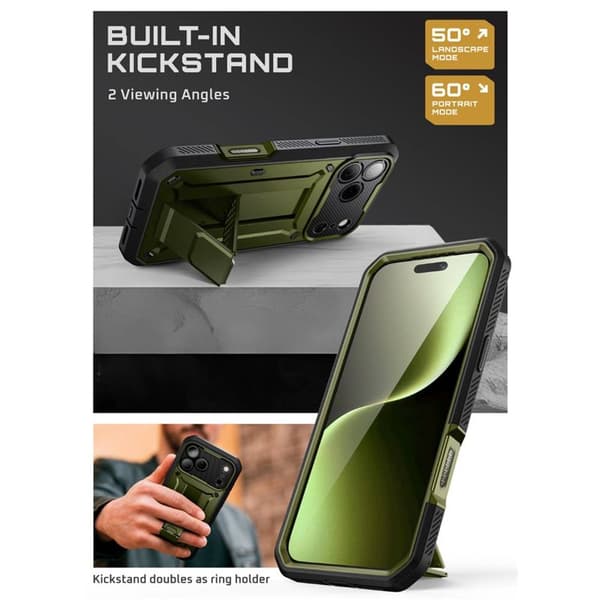 SUPCASE UB Pro cover til Apple iPhone 17 Pro - Guldan