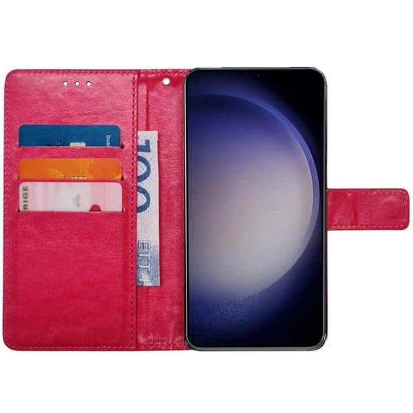 Wallet cover 3-kort til Samsung Galaxy S23 - Lyserød