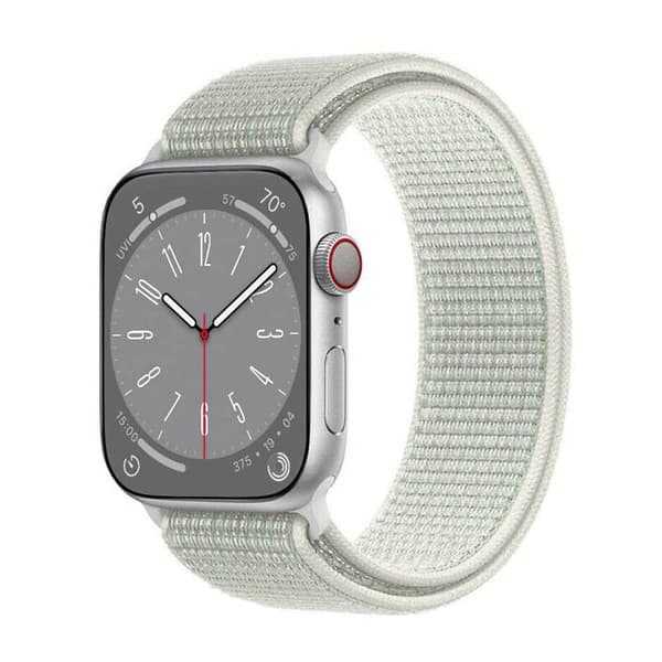 Nylon Urrem til Apple Watch 9 (41mm) - Teal Tint