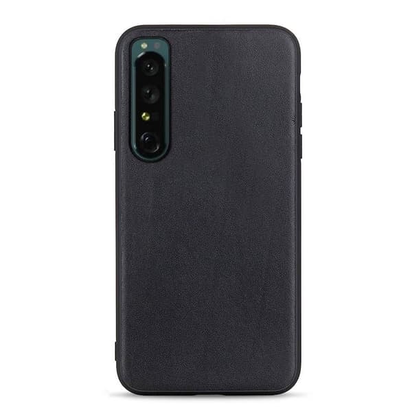 Læder cover til Sony Xperia 1 IV - Sort