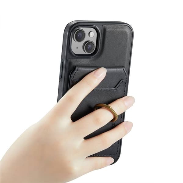 DG-Ming Magking K1 2i1 cover til Apple iPhone 14 Plus - Sort