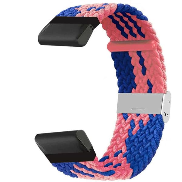 Flettet Urrem til Garmin Forerunner 965 - Blue Powder