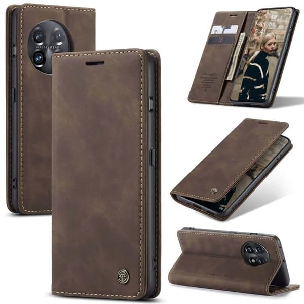 CaseMe mobildeksel 013 til OnePlus 11 - Coffee