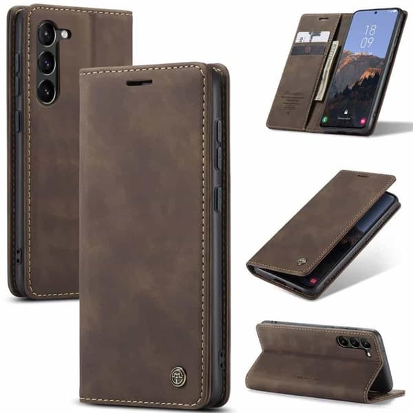 CaseMe mobildeksel 013 til Samsung Galaxy S24 Plus - Coffee